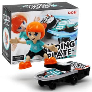 Trottinette pour acrobaties basculante. Skateboard de stunt électrique pour enfants
