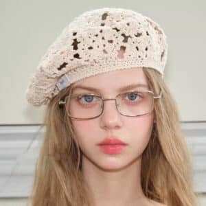 Béret creux fait à la main tendance et à la mode pour femmes