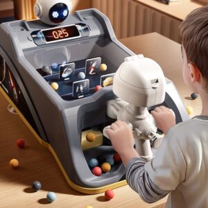 Tir aux billes pour enfants. Jeu de bureau éducatif