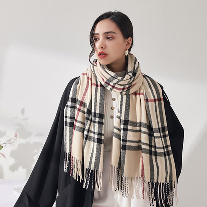Écharpe en cachemire décontractée et à la mode pour femmes – Image 7