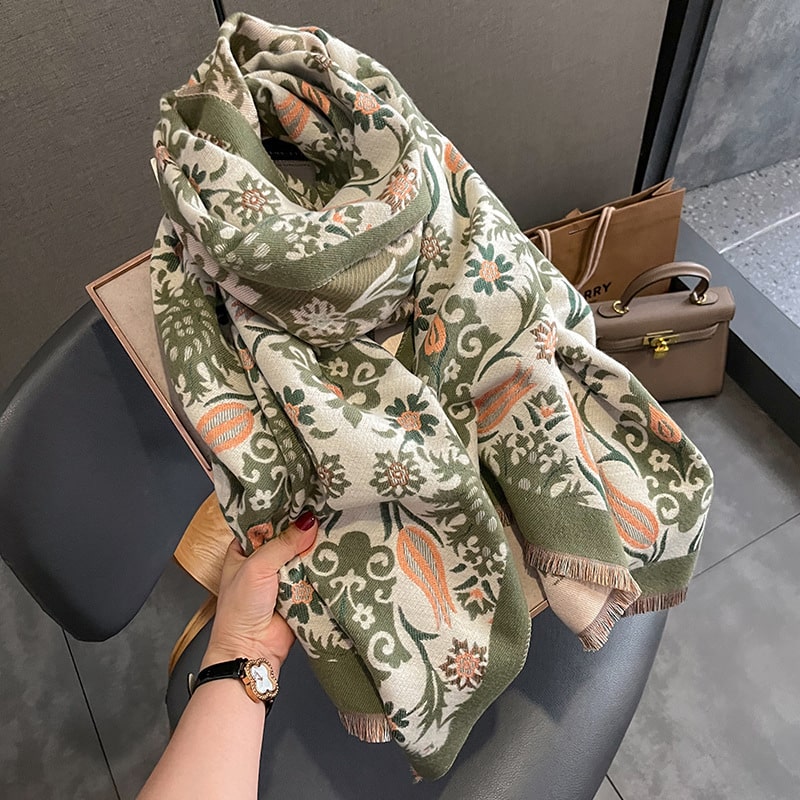 Châle en cachemire épais de mode pour dames – Image 6