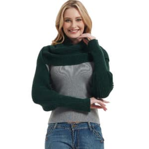 Écharpe tricotée en laine tendance pour femmes