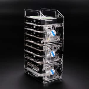 Support mécanique pour disques durs. Rack externe de disque dur