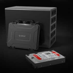 Box pour disques durs de bureau antichoc