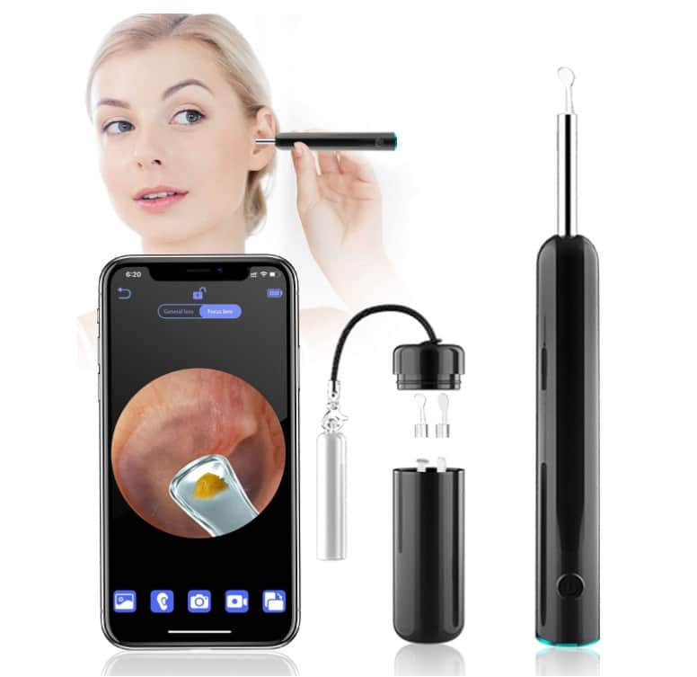 Nettoyeur d'oreilles à endoscope avec caméra d'inspection auriculaire sans fil – Image 7