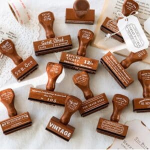 Tampon d'impression de textes anciens