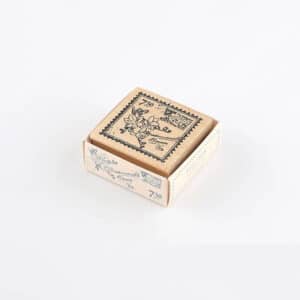 Tampon vintage en bois avec compte manuel