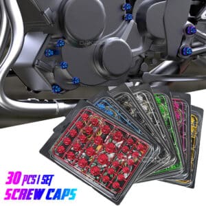 Capuchon de vis pour modification de moteur de moto