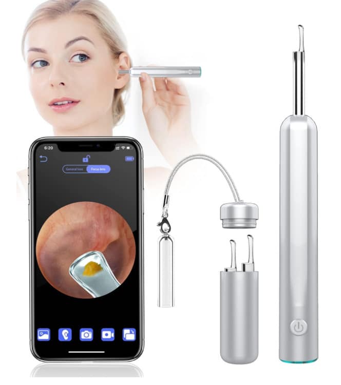 Nettoyeur d'oreilles à endoscope avec caméra d'inspection auriculaire sans fil – Image 9