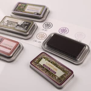 Tampon encreur en caoutchouc pour carnet de notes