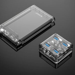 Boîtier de disque dur mobile externe. Coque de protection mécanique pour disque dur