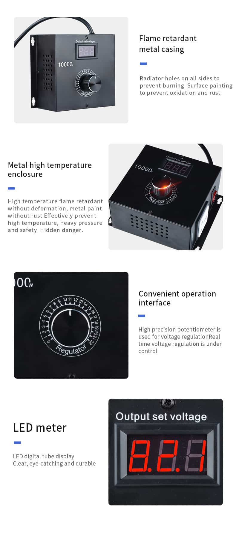 Moteur électronique à contrôleur de vitesse pour perceuses électriques. Thermolateur pour fours électriques – Image 9