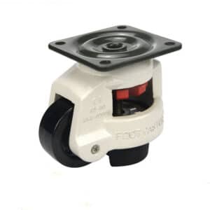 Roulettes à vis plate pour pousser les charges