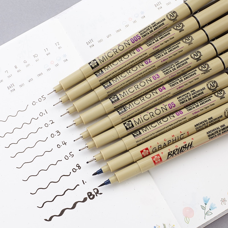 14 pièces/8 pcs/4 pcs. Ensemble de stylos à aiguille