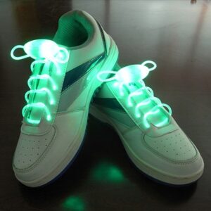 Lacets de chaussures lumineux
