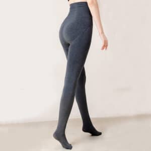 Legging avec chaussette de mode slim. Collant chaud et mince pour femmes