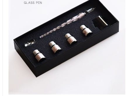 Stylo d’éjecteur à encre en verre de cristal – Image 4