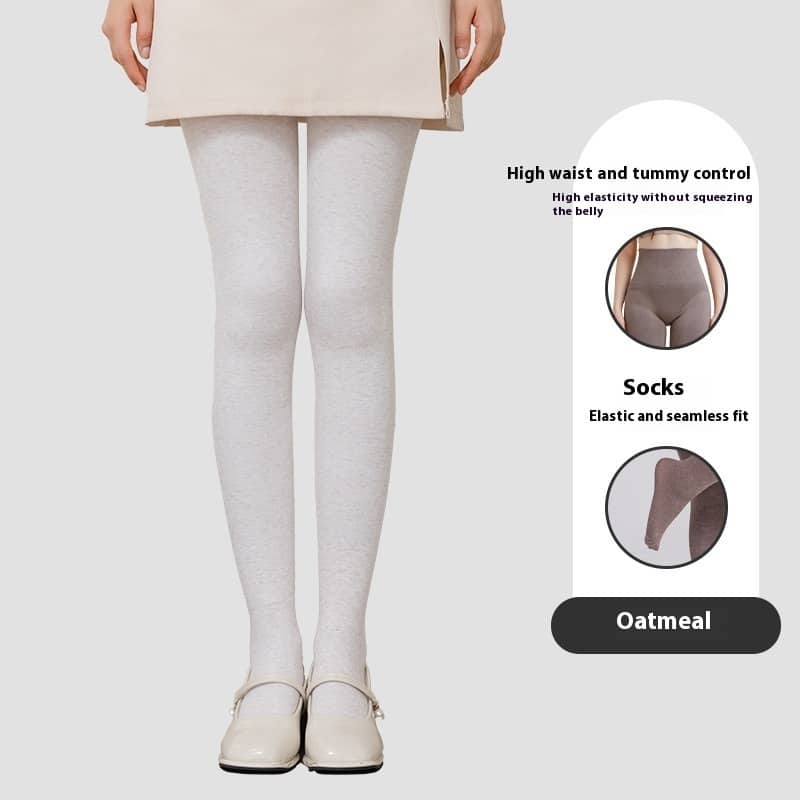 Legging avec chaussette de mode slim. Collant chaud et mince pour femmes – Image 9