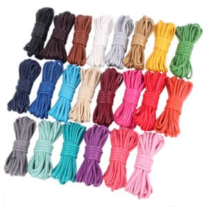Corde en cuir de 4mm d’épaisseur