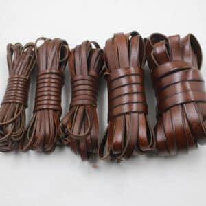 Corde d'enroulement en cuir solide