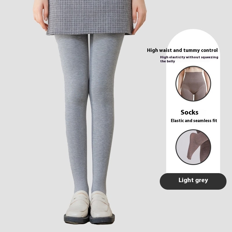 Legging avec chaussette de mode slim. Collant chaud et mince pour femmes – Image 6