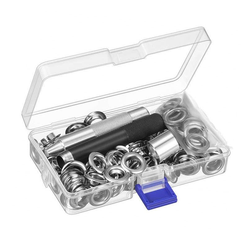 Kit œillets 103 Pièces - Poinçon Et œillets Laiton 1/2" Pour Bricolage Et Couture