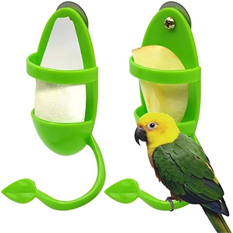 Boîte de nourriture pour perroquets et oiseaux. Support de nourritures pour oiseaux – Image 4