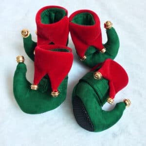 Chaussures de chien pour noël