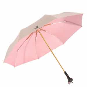 Parapluie pliant avec poignée de parasol pour chats