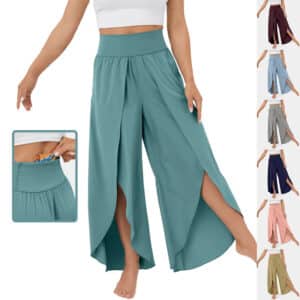 Pantalon fendu à la mode pour femmes