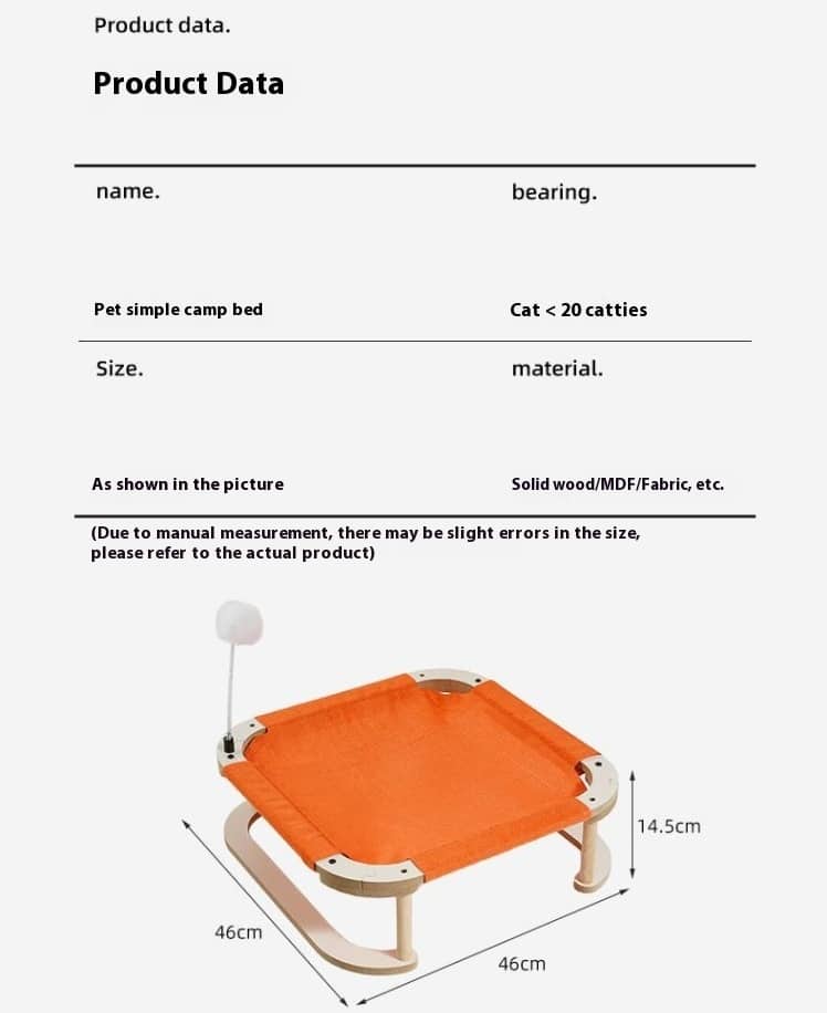 Hamac créatif et minimaliste pour chat lavable à la maison – Image 7