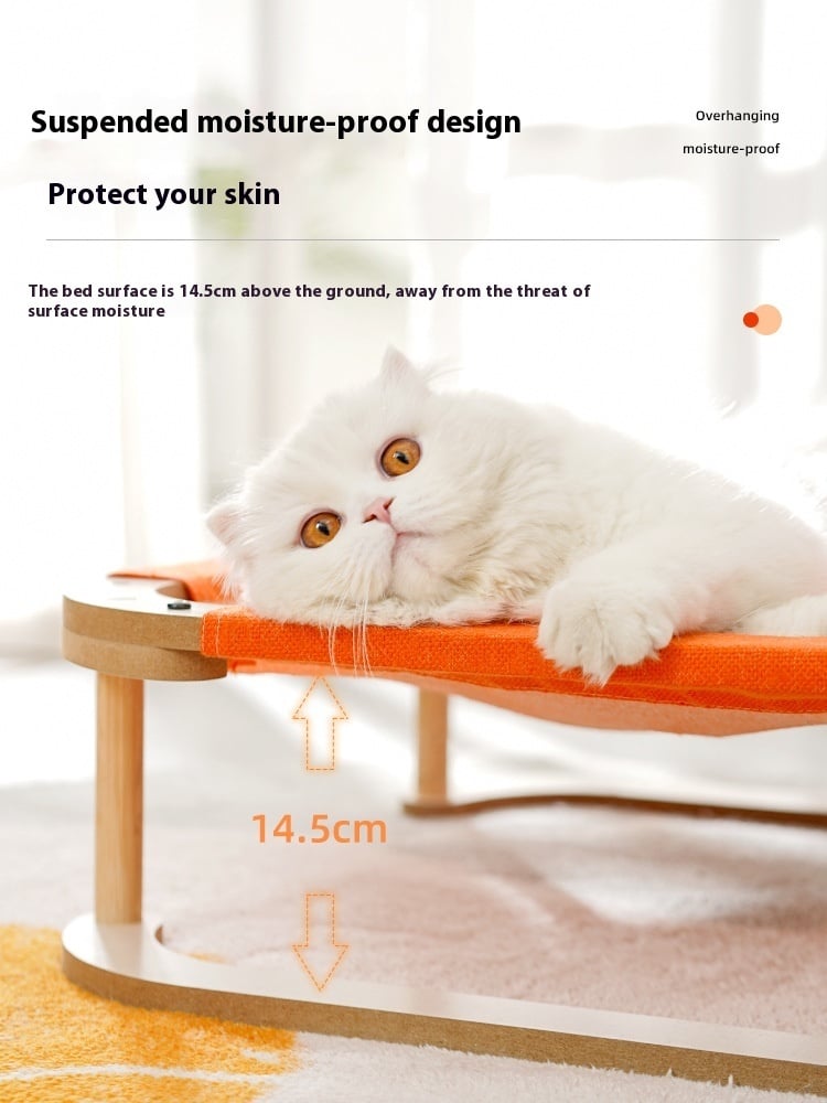 Hamac créatif et minimaliste pour chat lavable à la maison – Image 3