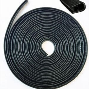 Bande d’étanchéité anti-collision de voitures. Côté porte de voiture. Bande anti-frottement invisible