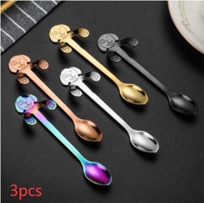 3 pièces/2 pcs/1 pc. Cuillères à café pour chiens – Image 6