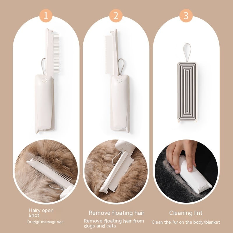 3 pièces/2 pcs/1 pc. Brosses pour enlever les poils fottants des chats – Image 5