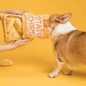 Chips de patate pour chiens