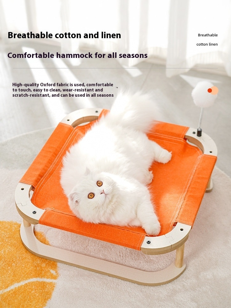 Hamac créatif et minimaliste pour chat lavable à la maison – Image 5