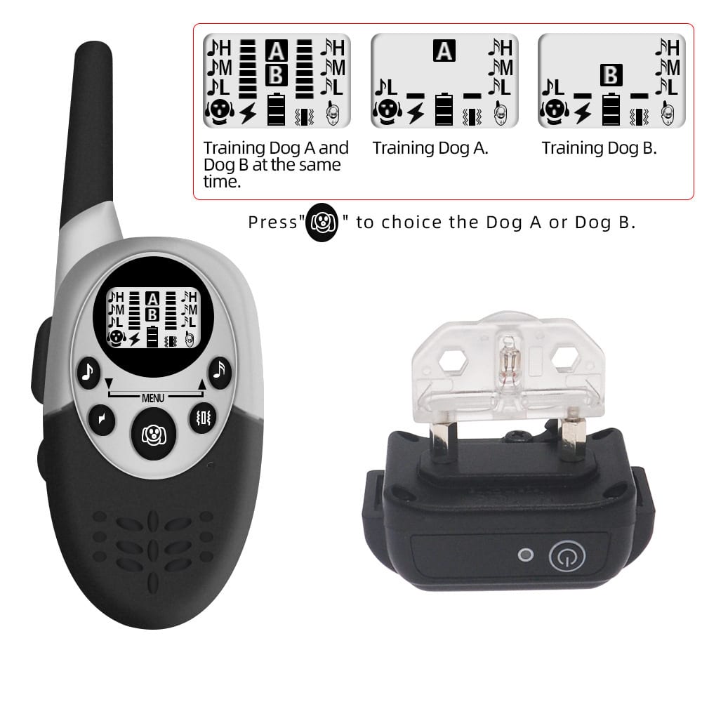 1000 mètres. Dresseur de chiens intelligent avec télécommande rechargeable – Image 5