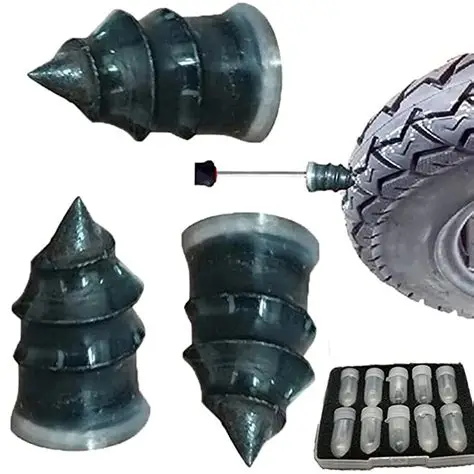 20pcs/10pcs. Vis de réparation de pneus sans chambre à air pour moto et voiture. Réparation de pneus sans démontage – Image 6