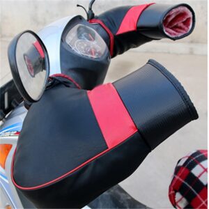 Gants de protection d'hiver pour moto. Couverture de guidon de moto
