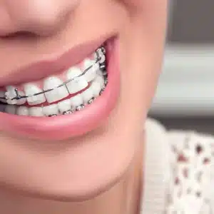 Une paire de chaînes de supports dentaires