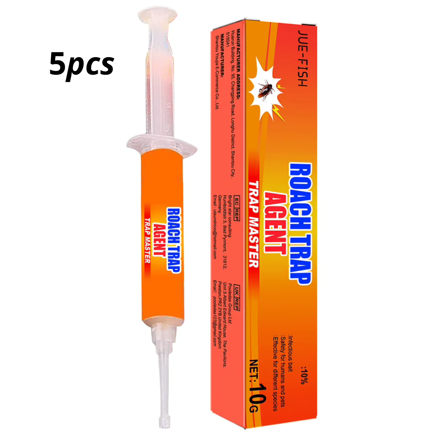 Anti-cafards ultra-efficace. Appât pour cafards. Le gel anti-cafards tue les cafards – Image 10