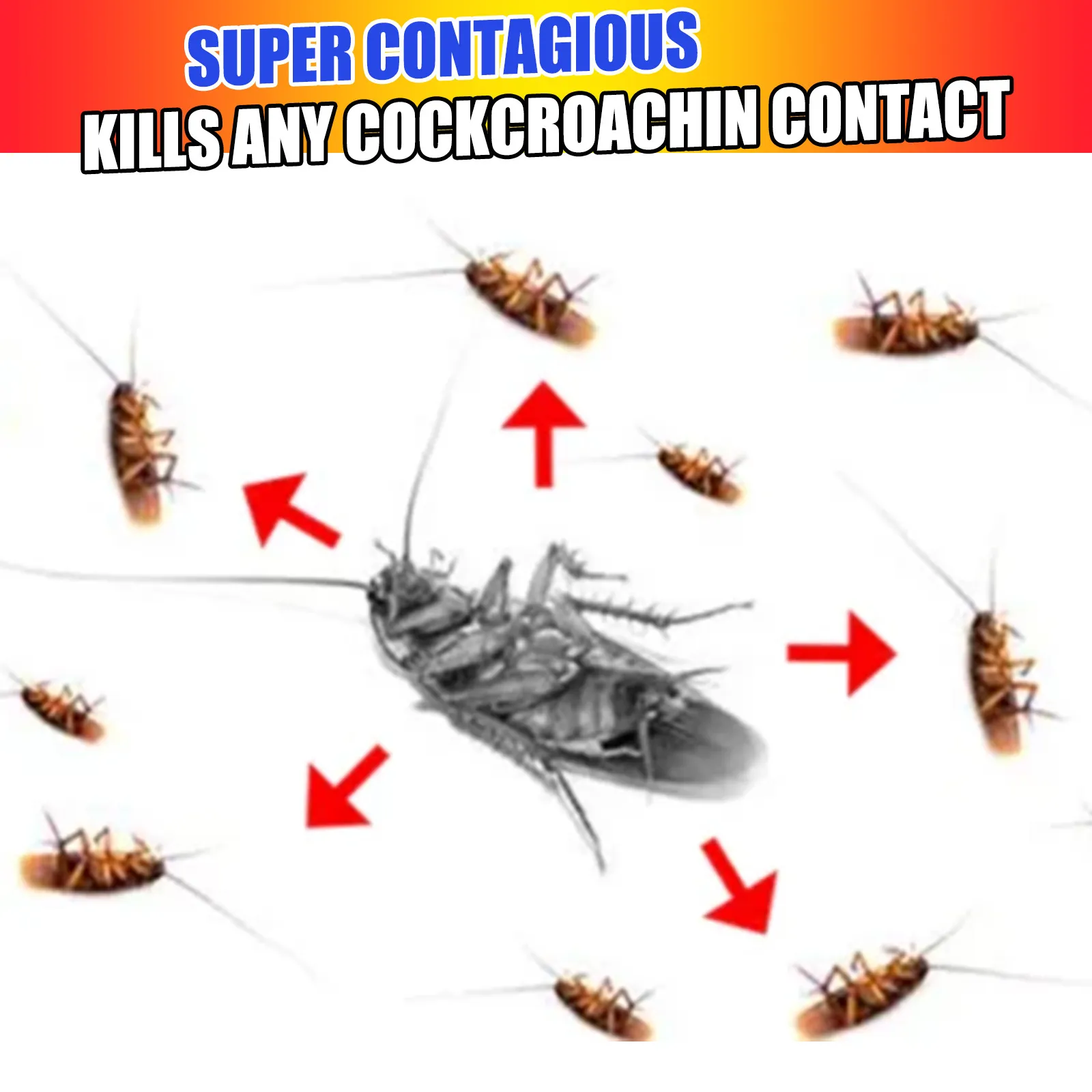 15pcs/10pcs/5pcs. Anti-cafards ultra-efficace. Le gel anti-cafards tue les cafards – Image 5
