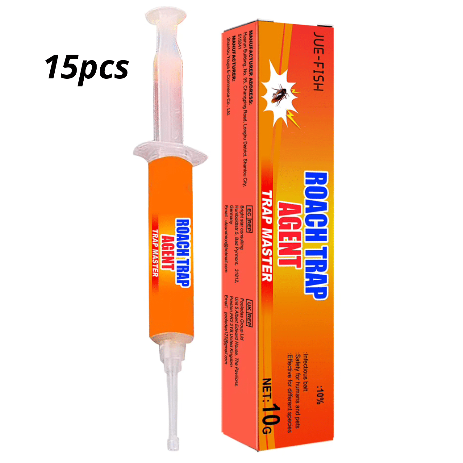 Anti-cafards ultra-efficace. Appât pour cafards. Le gel anti-cafards tue les cafards – Image 12