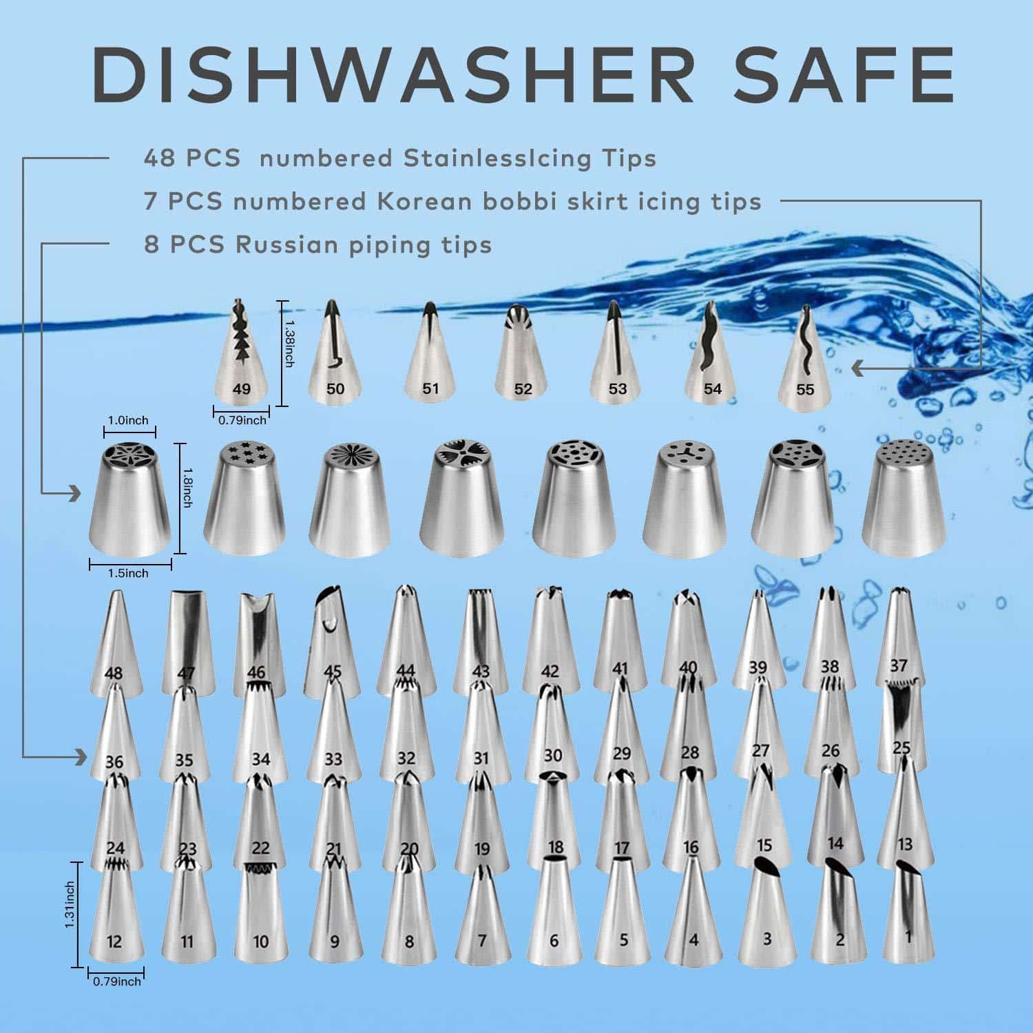 137 pièces. Ensemble d'outils pour la pâtisserie – Image 2