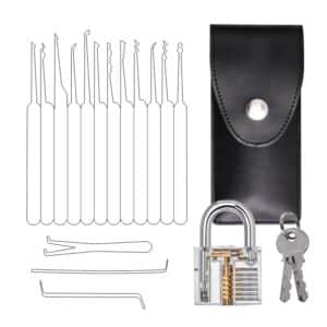 15 pièces. Ensemble d'outils pour serrurier. Outils à main pour ouvrir les cadenas