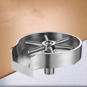 Laveuse de gobelets automatique à jet d’eau haute pression en acier inoxydable