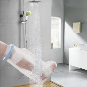 Couvre-pied. Couvre-main. Manchon de protection imperméable pour les bains