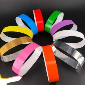 1.000 pièces. Bracelets jetables en papier synthétique