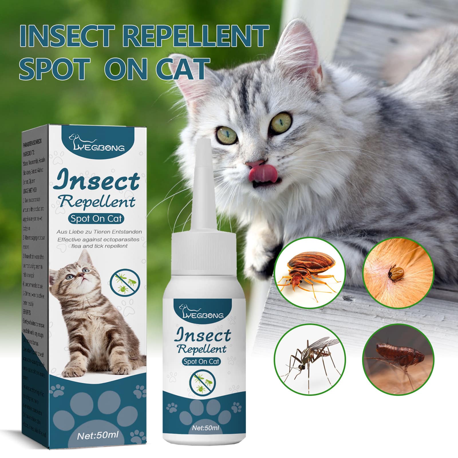 Agent anti-puces et anti-tiques pour animaux de compagnie – Image 3